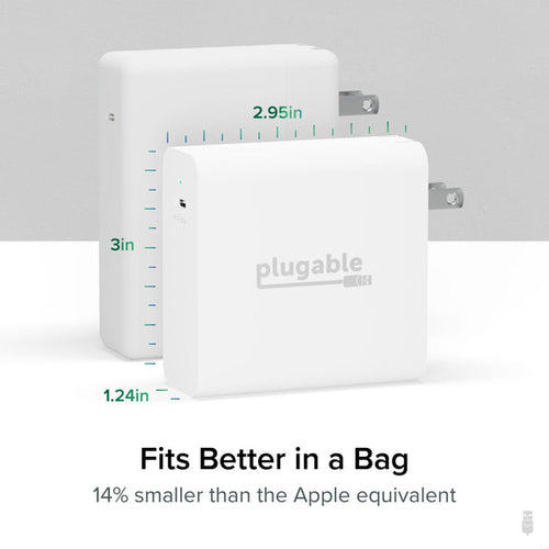 Plugable Technologies PS-EPR-140C1 mobile device charger Universal White AC Fast charging Indoor