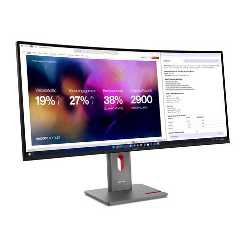 Lenovo ThinkVision P40WD-40 computer monitor 100.8 cm (39.7") 5120 x 2160 pixels WUHD LED Black