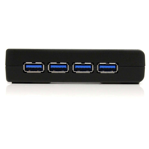 StarTech.com 4 Port Black SuperSpeed USB 3.0 Hub - 5Gbps