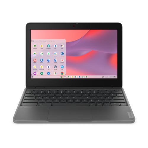 Lenovo 100e Chromebook Gen 4 MediaTek Kompanio 520 29.5 cm (11.6") HD 4 GB LPDDR4x-SDRAM 32 GB eMMC Wi-Fi 6 (802.11ax) ChromeOS English Grey