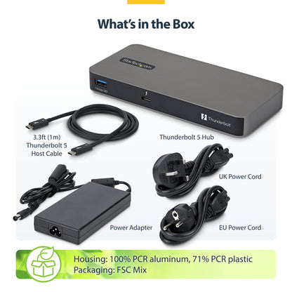 StarTech.com USB-C/USB-A to M.2 NVMe Dock Adapter, 10Gbps, Tool-Free External M.2 NVMe SSD Reader, B+M/M-Key