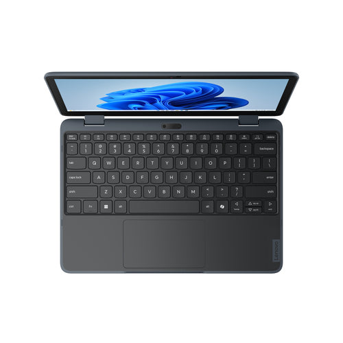 Lenovo 300w 2-in-1 Gen 5 Intel® N N150 Hybrid (2-in-1) 29.5 cm (11.6") Touchscreen HD 8 GB LPDDR5-SDRAM 128 GB SSD Wi-Fi 6E (802.11ax) Windows 11 Pro English Grey