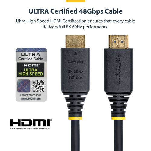 StarTech.com 3ft Ultra High Speed HDMI 2.1