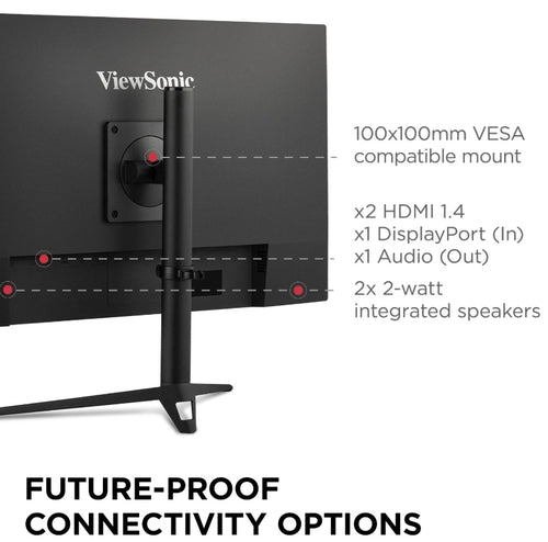 Viewsonic VX Series VX2728J computer monitor 68.6 cm (27") 1920 x 1080 pixels Full HD LED Black