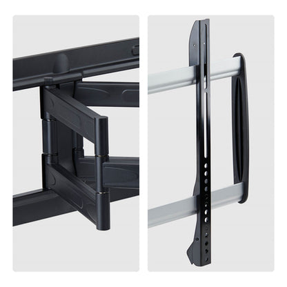 StarTech.com Ultra-Slim Articulating TV Wall Mount for up to 65-inch and 99lb/45kg Flat Screens, VESA 600x400, TAA-Compliant Low-Profile Bracket
