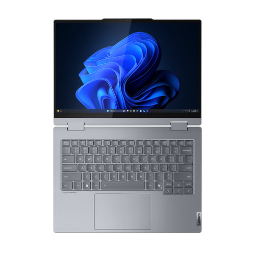 Lenovo ThinkBook 14 2-in-1 G5 IAU Intel Core Ultra 5 225U Hybrid (2-in-1) 35.6 cm (14") Touchscreen WUXGA 16 GB DDR5-SDRAM 256 GB SSD Wi-Fi 6E (802.11ax) Windows 11 Pro French Grey