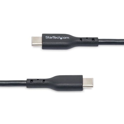StarTech.com 10ft (3m) USB-C Charging Cable, Charge & Sync, 60W (3A) PD, USB 2.0 Laptop Charger Cable, TPE Jacket - Black USB C Charging Cord