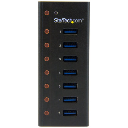StarTech.com 7-Port USB 3.0 Hub (5Gbps) - Desktop or Wall-Mountable Metal Enclosure