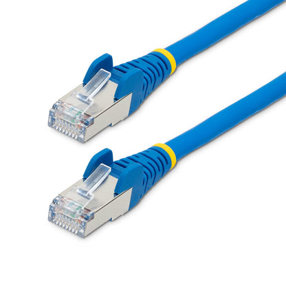 StarTech.com 4ft CAT6a Ethernet Cable - Blue - Low Smoke Zero Halogen (LSZH) - 10GbE 500MHz 100W PoE++ Snagless RJ-45 w/Strain Reliefs S/FTP Network Patch Cord
