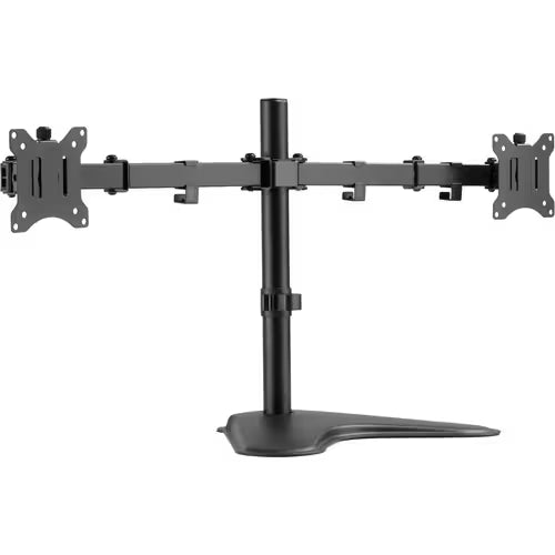 Amer Networks Dual Articulating Arm Monitor Stand  Black