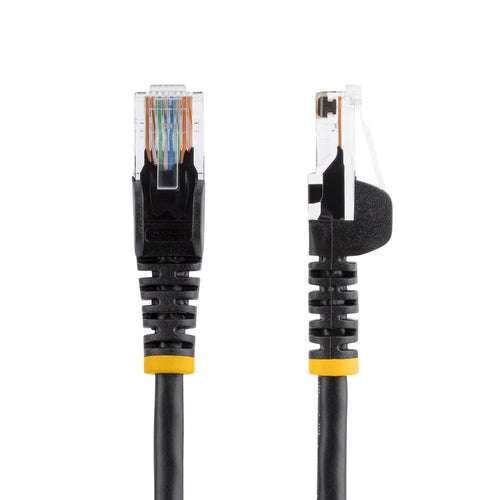 StarTech.com Cat5e patch cable with snagless RJ45 connectors – 10 ft, black