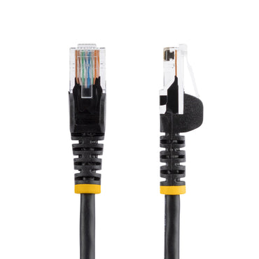 StarTech.com Cat5e patch cable with snagless RJ45 connectors – 10 ft, black