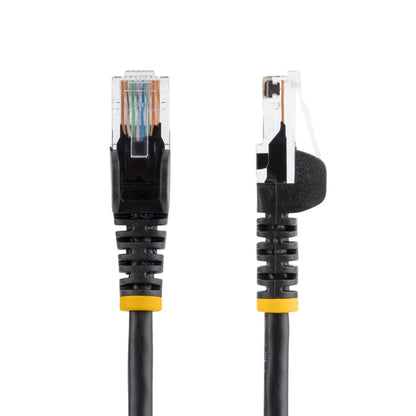 StarTech.com Cat5e patch cable with snagless RJ45 connectors – 10 ft, black
