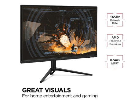 Viewsonic VX Series VX2728J computer monitor 68.6 cm (27") 1920 x 1080 pixels Full HD LED Black