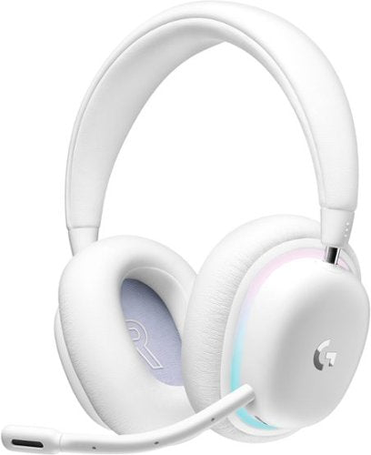 Logitech - G735 Aurora Collection Wireless Gaming Headset for PC, Mobile - White Mist