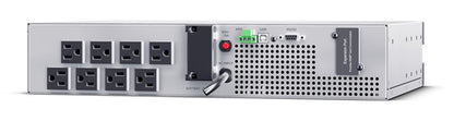CyberPower Online S Series OL1K5RM uninterruptible power supply (UPS) Double-conversion (Online) 1.5 kVA 1200 W 8 AC outlet(s)