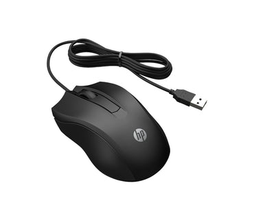 HP 105 BLK Wired mouse Office Ambidextrous USB Type-A Optical 1600 DPI