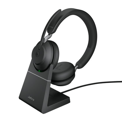 Jabra Evolve2 65 - Link390a MS Stereo Stand Black NA