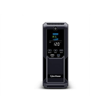 CyberPower Intelligent LCD BRG1500AVRLD2 1500VA Mini-tower UPS - Mini-tower - AVR - 8 Hour Recharge - 2 Minute Stand-by - 120 V AC Input - 120 V AC Output - Serial Port - 12 x NEMA 5-15R