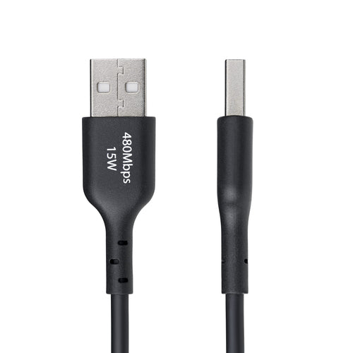 StarTech.com 10-Pack 6ft (1.8m) USB-A to USB-C Charging Cable, Charge & Sync, 3A, USB 2.0, TPE Jacket - Black USB Charging Cord