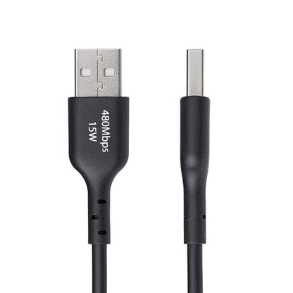 StarTech.com 6in (15cm) USB-A to USB-C Charging Cable, Charge & Sync, 3A, USB 2.0, TPE Jacket - Black USB Charging Cord