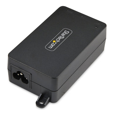 StarTech.com 1-Port 10Gbps PoE++ Injector, 60W, 2.5/5/10G Ethernet/10/100/1000M, PoE++ (802.3af/at/bt), Wall Mountable, Unmanaged Inline Power Over Ethernet