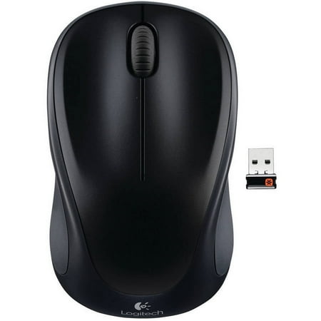 Logitech M317 Wireless Mouse  2.4 GHz with USB Unifying Receiver  1000 DPI Optical Tracking  12 Month Battery  Black