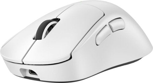 Logitech - PRO X Superlight 2 DEX Lightweight Wireless Optical HERO 2 Sensor 44 000 DPI Gaming Mouse with 5 Programmable Buttons - Wireless - White