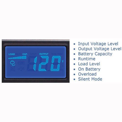 CyberPower OR500LCDRM1U uninterruptible power supply (UPS) 0.5 kVA 300 W