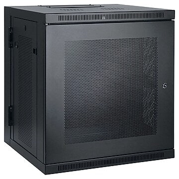 10U WALL MOUNT RACK ENCLOSURE SERVER CABINET HINGED WALLMOUNT