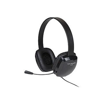 Cyber Acoustics Stereo Headset w/ Single Plug  Black
