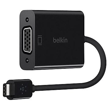 Belkin Type-c To Vga Adapter - External Video Adapter - Type-c - Vga - Black