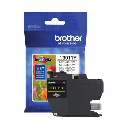 Brother LC3011YS - Yellow - original - ink cartridge - for Brother MFC-J491DW, MFC-J497DW, MFC-J895DW