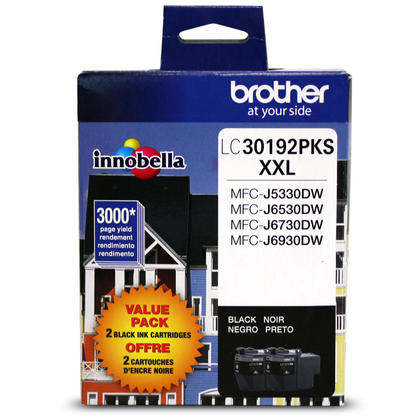 Brother LC30192PKS cartouche d'encre noirextra haute capacite