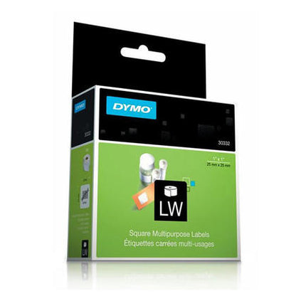 DYMO Authentic LW Multi-Purpose Square Labels for LabelWriter Printers  1  x 1   1 Roll of 750