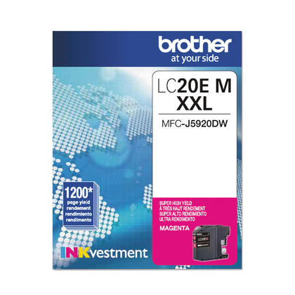Brother LC-20EM - Super High Yield - magenta - original - ink cartridge - for Brother MFC-J5920DW, MFC-J775DW, MFC-J775DWXL