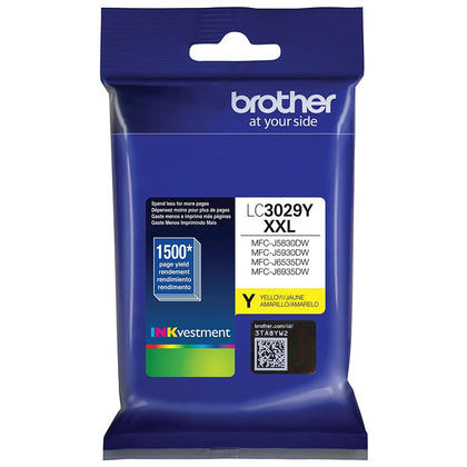 Brother SPR HIGH YIELD INKVESTMENT YLW INK CART FOR MFC-J5830DW/J5830DW XL LC3029YS