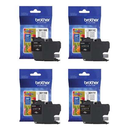 Brother - LC3011BKS Standard-Yield Ink Cartridge - Black