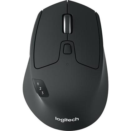 Logitech M720 Triathlon Multi-Device Wireless Mouse  Bluetooth  USB Unifying Receiver  1000 DPI  6 Programmable Buttons  2-Year Battery  Compatible with Laptop  PC  Mac  iPadOS