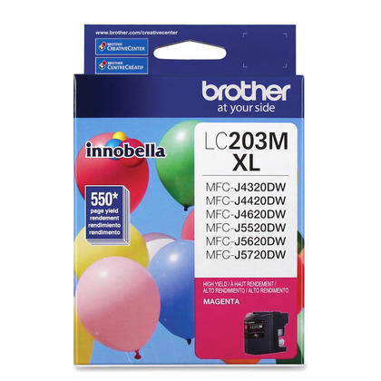 Brother LC203 Magenta Ink Cartridge High Yield (LC203MS) 1106361