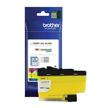 Brother ULTRA HIGH YIELD INKvestment YELLOW INK FOR MFCJ5845DW/ MFCJ5945DW/ MFCJ6545DW LC3039YS