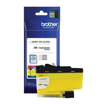 Brother ULTRA HIGH YIELD INKvestment YELLOW INK FOR MFCJ5845DW/ MFCJ5945DW/ MFCJ6545DW LC3039YS