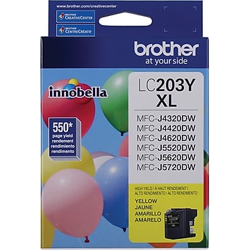 Brother LC 203 Yellow Ink Cartridge High Yield (LC203YS) 1106362