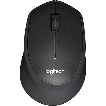 Logitech M330 SILENT PLUS Wireless Mouse  2.4GHz with USB Nano Receiver  1000 DPI Optical Tracking  2-year Battery Life  Compatible with PC  Mac  Laptop  Chromebook  Black