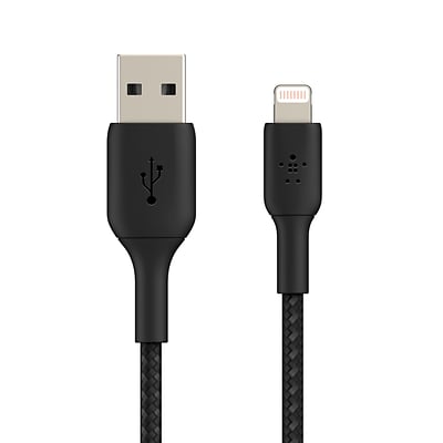 Belkin CAA002BT2MBK BOOST CHARGE 6.6 ft. Apple Lightning to USB-A ChargeSync Cable - Black