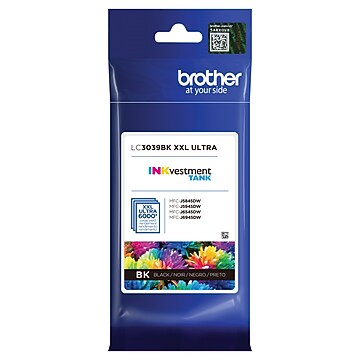 Brother Genuine Black INKvestment Tank Ink LC3039BKS