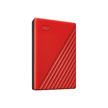 Western Digital 2TB WD My Passport  Portable External Hard Drive HDD  Red - WDBYVG0020BRD-WESN