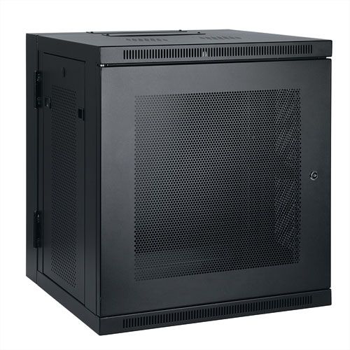10U WALL MOUNT RACK ENCLOSURE SERVER CABINET HINGED WALLMOUNT
