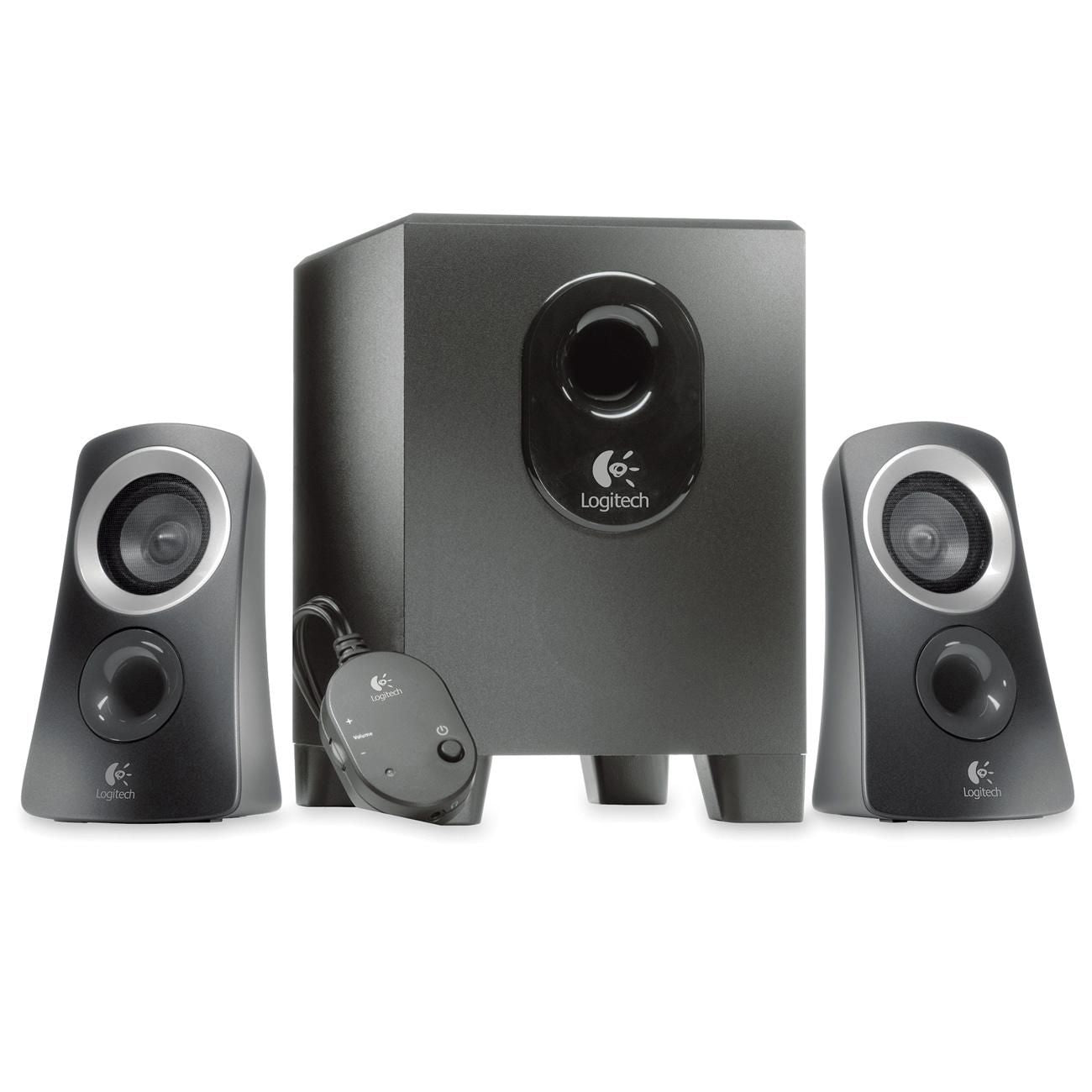 Logitech Z313 Multimedia Speaker System  Black