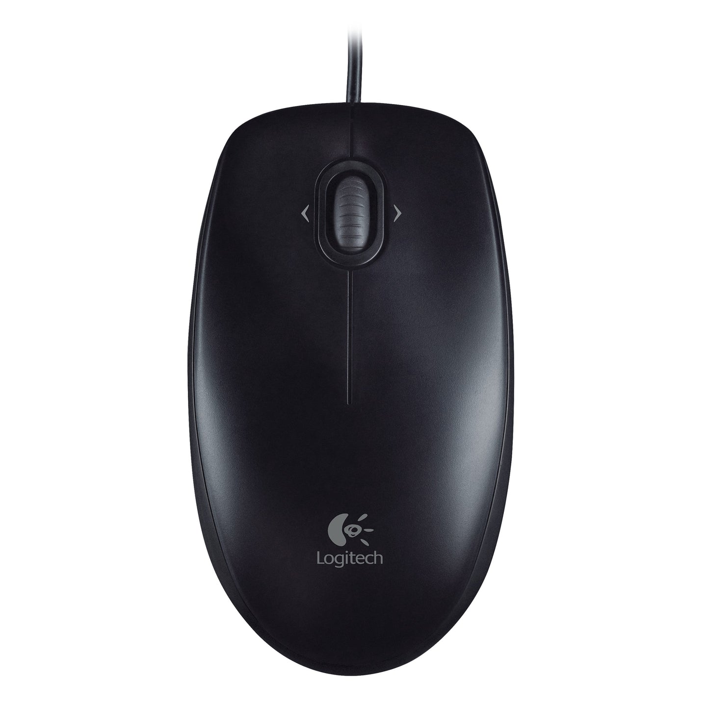 Logitech M100 Wired Optical Ambidextrous PC Mouse with 1000 DPI Optical Tracking  Gray
